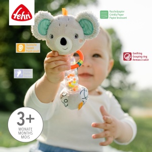 Fehn Regenmacher Koala 049053 Jucarie Motorica pentru Bebelusi 3 luni - Img 3
