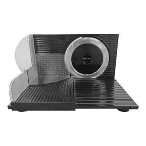 Feliator de alimente Emerio "Made in EU", unitate de cutit din otel inoxidabil produs in Germania, reglabil 0-17mm, fara BPA, pliabil cu economie de spatiu, cu intrerupator de siguranta, Eco 100 Watt, MS-125000.1, Negru - Img 6