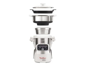 Feliator legume Moulinex XF384B, negru, pentru aburire - Img 3
