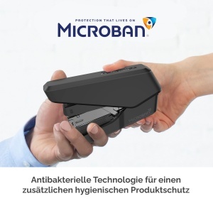 Fellowes LX860 Tacker compact 40 coli tehnologie EasyPress protectie antibacteriana - Img 2
