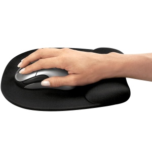Fellowes Mousepad ergonomic cu suport gel antiderapant negru - Img 4