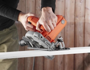 Ferastrau circular BlackDecker CS1250L, 1250W, adancime taiere 66mm50mm - Img 5