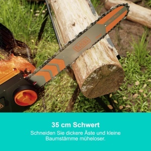 Ferastrau electric BLACKDECKER BECS1835-QS, 1800W, lama 35cm - Img 3