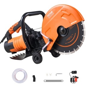 Ferastrau electric pentru beton VEVOR DC305, 2800 W, 305 mm, adancime taiere 114 mm - Img 9