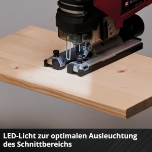 Ferastrau vertical cu acumulator Einhell Professional TP-JS 18/135 Li BL Power X-Change (18 V, adancime de taiere 135 mm in lemn, inaltime de ridicare 26 mm, fara perii, inclusiv panza de ferastrau, fara baterie si incarcator) - Img 10