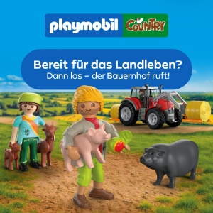 Ferma de animale PLAYMOBIL 72160 cu Ladekran, Stal, Animale si Accesorii - Img 6
