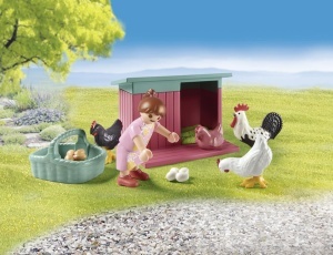 Ferma de Pui PLAYMOBIL myLife 71510, Set cu Figurine, Jucarie Sustenabila pentru Copii - Img 7
