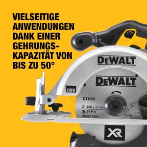 Ferma de taiat DEWALT DCS391NT-XJ, 18V, 165 mm, 760W, incl. TSTAK - Img 5