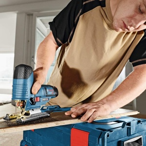 Feronerie electrica Bosch GST 12V-70, 12V, adancime taiere 70mm, 2x fierastrau - Img 6