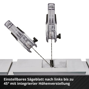 Feronier cu acumulator Einhell TE-TS 36210 Li, 70 mm inaltime taiere, masa din aluminiu - Img 8