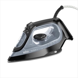 Fier de calcat Braun TexStyle 3 SI3055BK, 2400 W, negru, tehnologie FreeGlide 3D