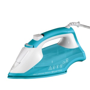 Fier de calcat cu abur Russell Hobbs [2400W, 115g Extra Steam Boost] (rezervor de apa de 240 ml, talpa ceramica antiaderenta, anti-calcar si opritor de picurare, functie de pulverizare a apei, abur vertical) 26482-56 - Img 1