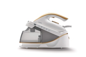 Fier de calcat cu aburi Breville VIN410X, 2400W, rezervor 1.7L, alb