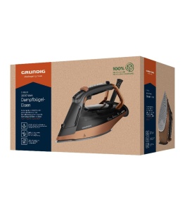 Fier de calcat Grundig SI 8050, 3000 W, 280 gmin abur, negrumaro - Img 4