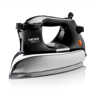 Fier de calcat HAEGER TAILOR 1200 W, 1.2 kg, negru