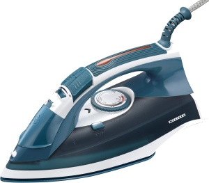Fier de calcat Melissa 16390052, 2200 W, rezervor 300 ml, albbleu