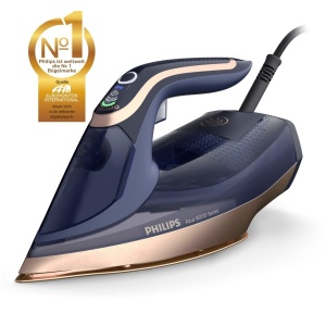Fier de calcat Philips Azur 8000, 3000W, 260 g Turbo abur, albastru - Img 2