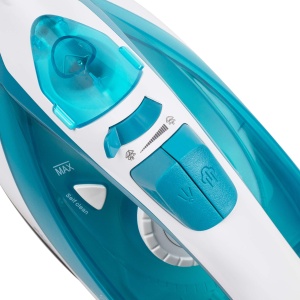 Fier de calcat Tristar ST-8320, 2600W, talpa ceramica, rezervor 370ml, alb-turcoaz - Img 4
