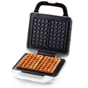 Fier de vafe DOMO DO9222W 'Tasty waffle' - vafe dreptunghiulare 4x7 din otel inoxidabil cu control al temperaturii - Img 1