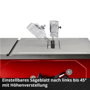 Fierastrau circular de masa Einhell TC-TS 8 1200W 45mm cu aspirare si unghi reglabil - Img 4