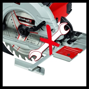 Fierastrau circular Einhell TE-CS 1901 1500W LED Ajustare fara unelte - Img 5