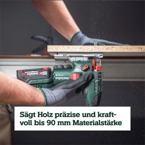 Fierastrau cu acumulator Metabo ST 18 L 90, 18V, 90mm, schimbare rapida a lamei - Img 7