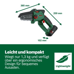 Fierastrau mini cu lant Bosch EasyChain 18V-15-7 695 ms SDS fara acumulator - Img 6