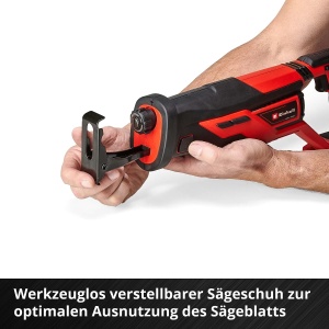 Fierastrau universal cu acumulator Einhell TE-AP 1826 Li-Solo 18V 26mm cursa taiere in lemn 18cm - Img 8