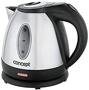 Fierbator apa Concept rk3130, 1.2 L, 1630 W, inox mat si negru