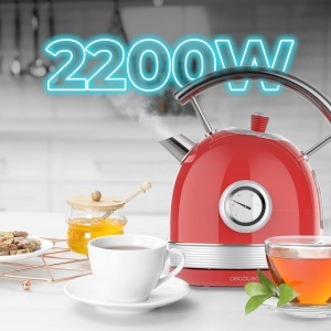 Fierbator Cecotec Thermosense 420, 1.8L, 2200W, Rosu Vintage - Img 2