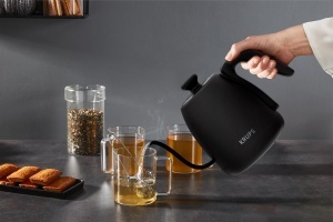 Fierbator cu gooseneck Krups BW9238, 1L, digital, negru mat - Img 8