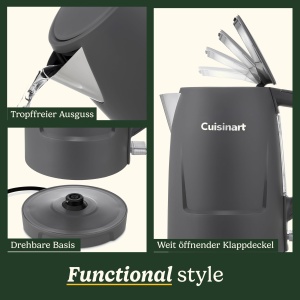 Fierbator Cuisinart Core Collection 1.5L 3kW Inox Stone Grey - Img 6