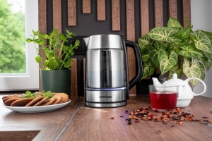 Fierbator de apa Concept RK4095, 1.7 l, design modern, sticla fumurie - Img 2