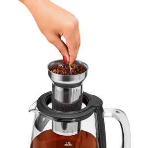 Fierbator de apa ProfiCook PC-WKS 1167 G, 1.5 Litri, WiFi, Sticla si Otel Inoxidabil - Img 2