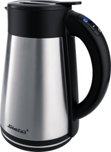 Fierbator de apa Steba WK 31 THERMO 1.5L, negrusilver, cu control temperatura
