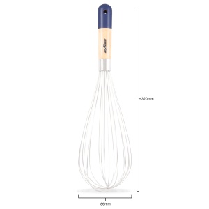 Fierbator de oua Zyliss E980209, 32cm, din lemn de fag si otel inoxidabil - Img 3