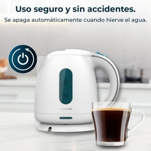 Fierbator electric Cecotec Thermosense 140 White, 1L, 2200W, BPA Free, Alb - Img 7