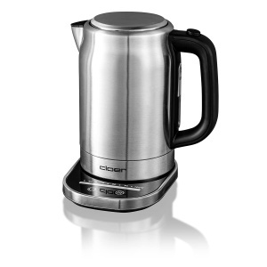 Fierbator electric Cloer 4459, 1.7 L, 2200 W, Inox, LED, Functie mentinere cald