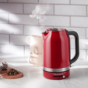 Fierbator electric KitchenAid 1,7L 2400W Empire Rosu cu temperatura reglabila - Img 2