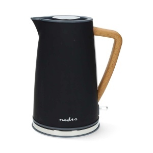 Fierbator electric Nedis KAWK510EBK, 1.7 l, 2200 W, negru