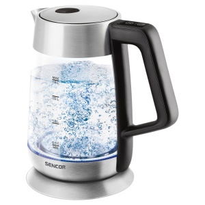 Fierbator electric Sencor SWK 1890SS, 1.8L, 2200W, Argintiu