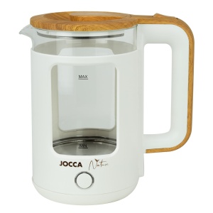 Fierbator Jocca Nature Line 18L 1500W Sticla Borosilicata Alb