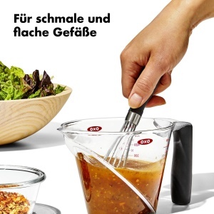 Fierbator Mini OXO Good Grips 18.5 cm, cu maner ergonomic, inox - Img 4
