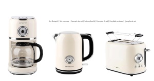 Fierbator retro EMERIO WK-133282.1, 2200W, 1.7L, inox, bej - Img 5