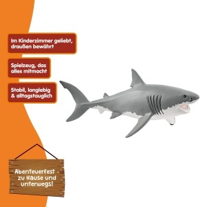 Figurina Albina Schleich WILD Life Alb, 18 x 8 x 8 cm - Img 4