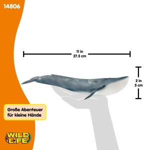 Figurina Blauwal Schleich 14806 27 x 10 x 6 cm Detalii realiste - Img 6