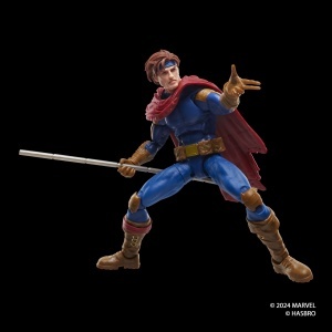 Figurina de actiune Marvel Legends Gambit, 15 cm, premium, cu accesorii - Img 5