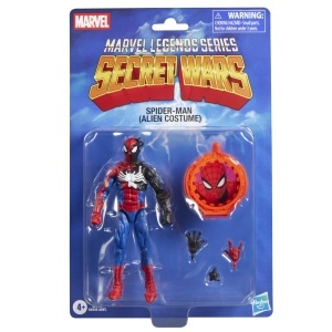 Figurina de actiune Spider-Man (Costum Alien) Marvel Legends, 15 cm, cu accesorii
