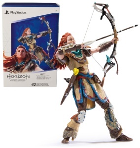 Figurina de colectie Aloy Deluxe, 15 cm, cu 15 accesorii, pentru fani PS5