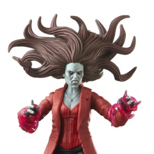 Figurina de colectie Hasbro Marvel Legends Scarlet Witch Zombie, 15 cm, 2 accesorii - Img 4